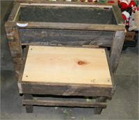 HOMEMADE PLANTER BOX & SMALL TABLE