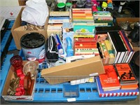 PALLET OF MOSTLY BOOKS & ESTATE ITEMS