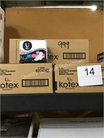 3 CTN (36) KOTEX PADS