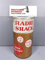 Vintage Radio Shack Battery Standing Ashtray