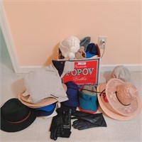 Assortment of Hats & Gloves