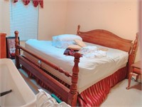 King Size Bed with Bedding Included