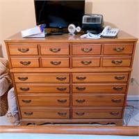 10 Drawer Wooden Dresser