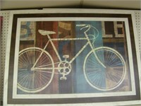 Signed Bicycle Print - 32" Tall x 44" Wide