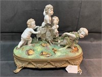 Sevres Style Antique Porcelain Figural Group