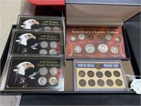 U.S. Coin Sets; 3 20th Century Nickel Collection