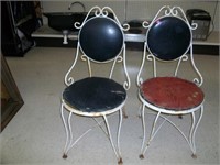 2 Ice Cream Parlor Chair's: 32" Tall x 15" Wide
