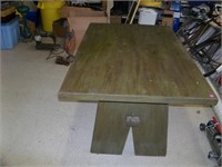 Old Wood Table: 47" Long x 30.5" Wide x 27.5" Tall
