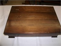 Wooden Silverware Box: No Silverware