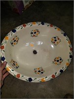Ceramic sink bowl