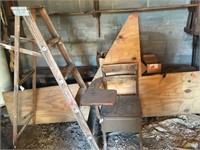 5 foot wood step ladder and more