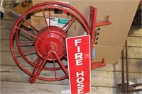 20" Fire Hose Reel W/Metal Sign