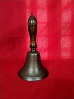 Oak Handle Antique School Bell