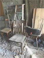 Chairs and wood
