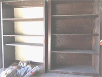 Door hardware & Wood shelf
