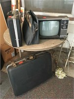 Luggage and TV