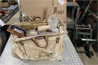 Large Canvas Mason Bag W/ Tools
