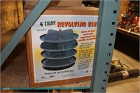 4 Tray revolving bin