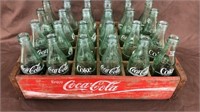 Coca Cola crate & state bottles lot