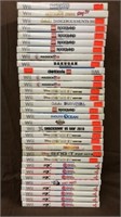 32 Wii games, remote gloves lot