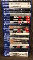 24 PS4 games lot