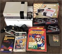 NES console, games & retron system lot