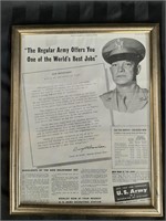 1946 U.S. Army Enlistment Magazine Advertisement