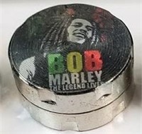 2 Piece  Bob Marley 1"x0.75" Magnetic Lid Herb