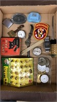 Watches,parts, fobs, smalls lot