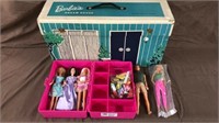 Barbie dream house, dolls, accessories lot