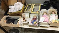 5 Effanbee dolls all in boxes. Mae West, Bobbsey