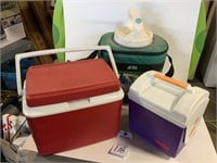 Lot of 3 Coolers