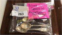 Silver spoons(3), muscatine High bridge