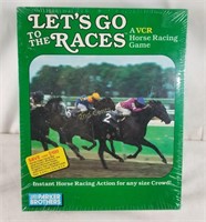 New " Lets Go To The Races" Vcr Horse Racing Game