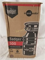New Badger 500 1/2 Hp Food Waste Disposer