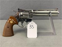 35. Colt Python .357 Mag BSTS, 6" Barrel, Wood