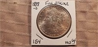 1898O Morgan Dollar Full Strike MS64