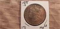 1878S Morgan Dollar MS63