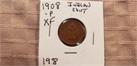 1908 Indian Head Cent XF