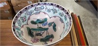 large oriental bowl 16" x 5"