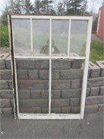4 OVER 2 PANE WINDOW 41.5X58 - GREAT FOR PROJECTS