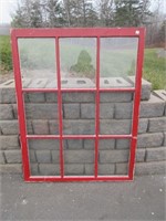 9 PANE WINDOW - GREAT FOR DIY - 41X54 INCHES