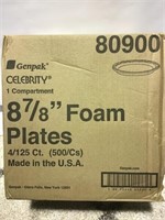 Case of Celebrity foam plates