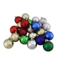 32ct Shatterproof Traditional Multi-Color Shiny &