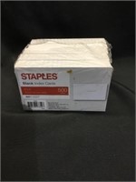 5 blank index cards 500 cards per pack