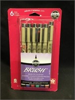 Pigma brush tip color sets
