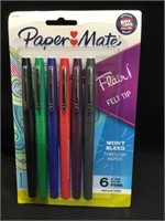 Paper mate felt tip marker pens