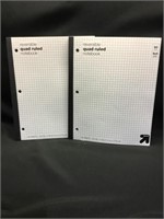 2 Reversible quad ruled notebooks