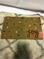 Joy Christmas rug