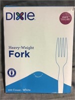 Dixie heavy weight forks 
100 count